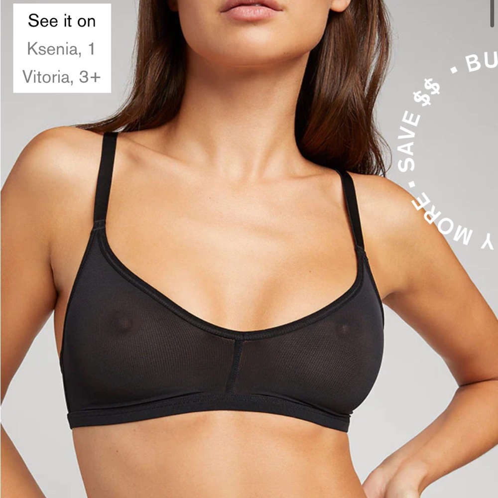 Negative Underwear Sieve Bra